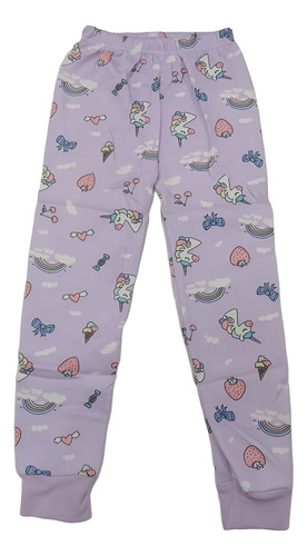 Conjunto Pijama Térmico Estampado Niña Importado
