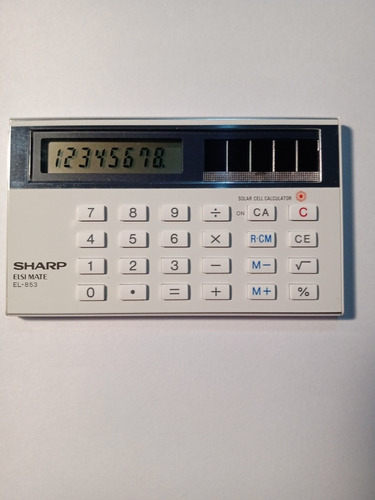 Calculadora Solar Sharp El 853