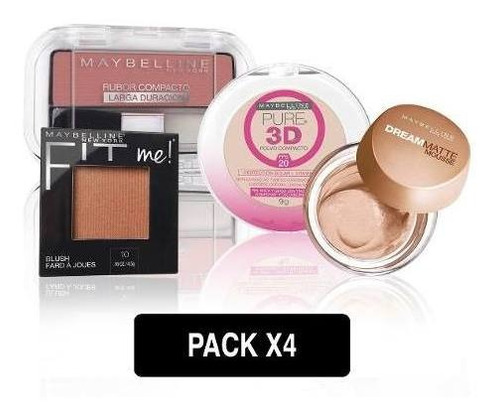 Pack Maquillaje Maybelline Rostro Maybelline New York