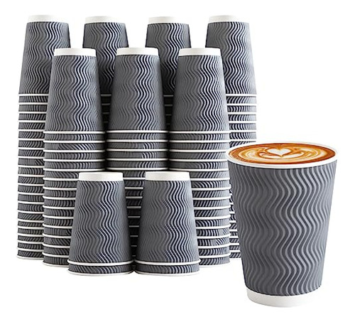 Vasos Desechables Para  Café Clawsoff Paquete De 120 Tazas D