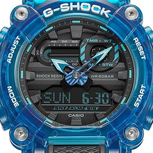 Imagen 3 de 6 de Reloj Casio G-shock Youth Transparente Ga-900skl-2acr
