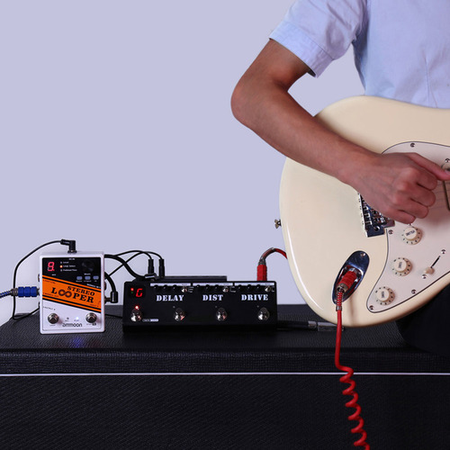 Pedal De Efectos Para Guitarra Ammoon Stereo Looper Loop Rec