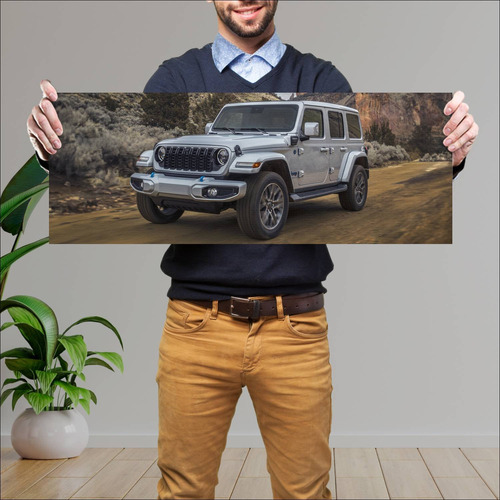 Cuadro 30x80cm Auto 2024 Jeep Wrangler Unlimited 168