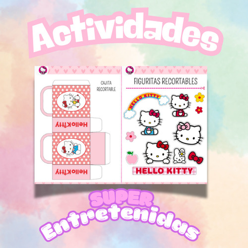 Libro Colorear Imprimible Hello Kitty