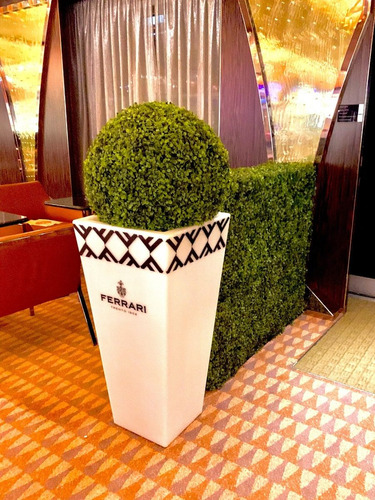 Buchinho Grande Com 60cm Grama Topiaria Artificial