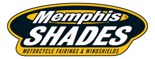 Memphis Shades Mep8510 Clear Windshield (batwing Fairing For