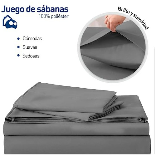 10 Juegos De Sabanas Matrimonial 100% Poliéster Microfibra