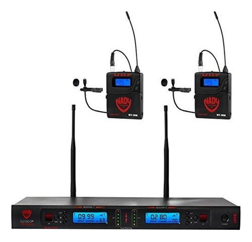 Nady 2w-1ku Lt Dual True Diversity Sistema Inalambrico Uhf P