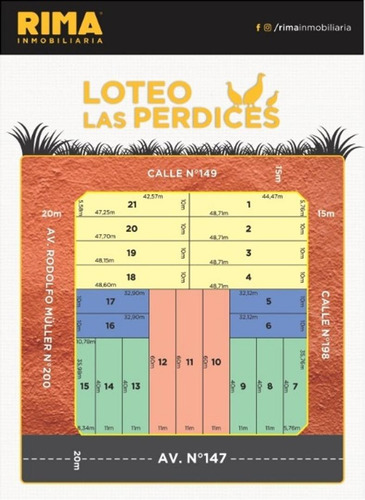 Imagen 3 de 6 de Loteo Las Perdices En Venta - Lote 11 X 60 Mts