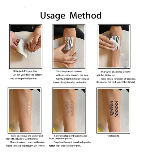 J Tatuajes Falsos De Halloween Pegatinas De Tatuaje Con