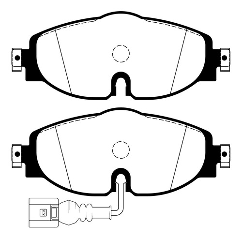 Pastilla Freno Litton Ultra Del A3 Tt Golf Mk7 Con Sensor Se
