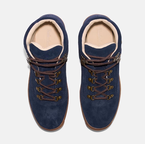 Bota Borcego Hombre Timberland Euro Hiker Nobuck Azul