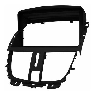 Imagem 1 de 7 de Moldura 2din Peugeot 207 2008 A 2014 - Preta