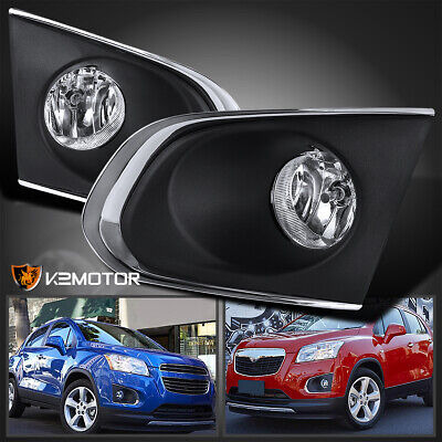 Fits 2015-2016 Chevy Trax Ls Lt Ltz Clear Fog Lights Bum Zzf