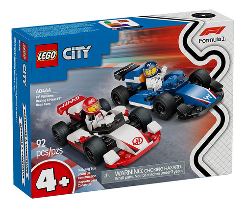 Lego Autos De F1® Williams Racing Y Haas F1® (60464)
