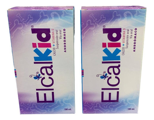 Elcal Kid Suspensión Oral 180 Ml Pack X 2