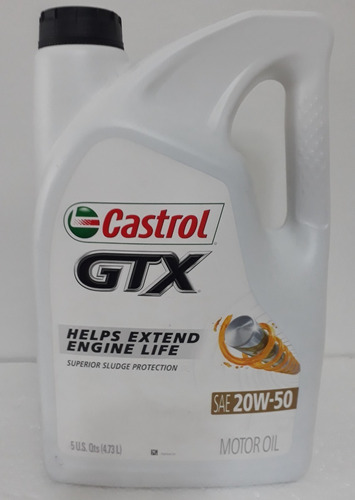  Aceite Castrol  20w50 Mineral  4  Litros