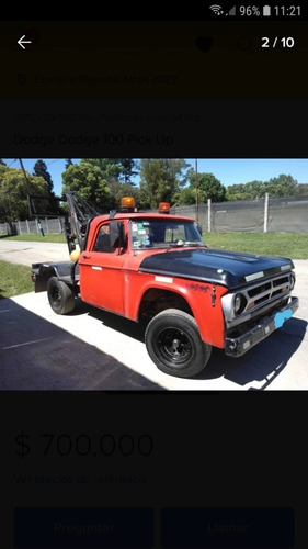 Imagen 3 de 12 de Grua Dodge D100 Modelo 80