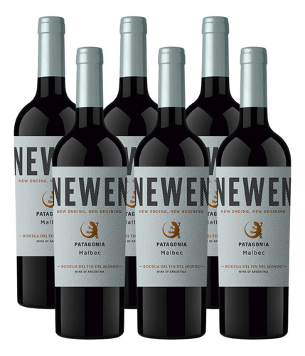 Vino Newen Reservado Malbec 6x750 Ml. Bodega Fin Del Mundo
