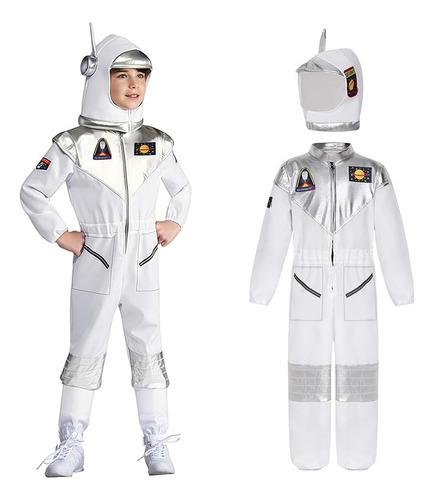 Disfraz De Astronauta Para Niño Incluye Sombrero