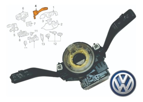 1 Jgo Palancas Direccionales Y Limpadores Vw Bora 05-10 2.5l