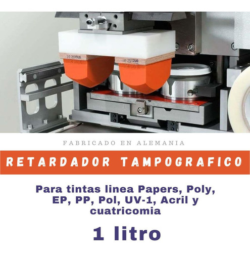 Retardador De Tintas Tampográfico 1 Litro 