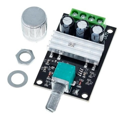 Control De Velocidad Motor Regulador 6v - 28v Cc Pwm 3a 80w