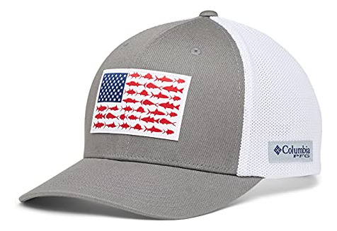 Columbia Unisex Pfg Mesh Peces Bandera Gorro, Vmjxv