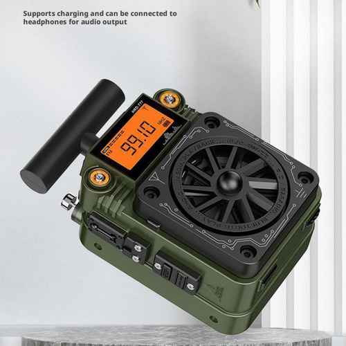 Para Radio Bluetooth Multifuncional Hrd, Radio Fm Portátil