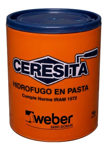 Weber Ceresita En Pasta Aditivo Hidrófugo X 1kg