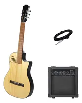 Comprar Guitarra Electro Criolla Clasica Tipo Godin Amplificador G10