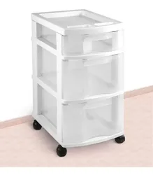 Comprar Gaveteiro Plástico 3 Gavetas Transparentes Agraplast Cod.890 no Mercado Livre