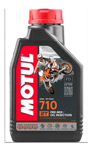 Imagen 1 de 6 de Lubricante Motul 710 2t 100% Sintético Beitia Motos