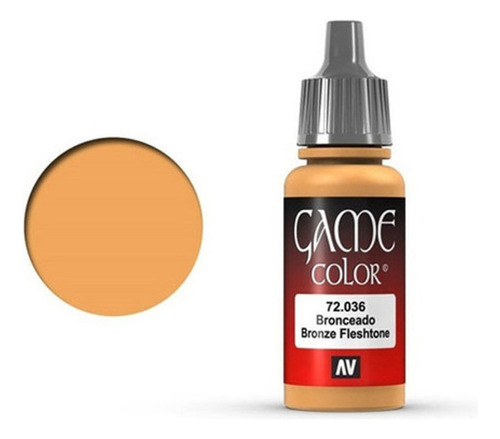 Tinta Acrílica Vallejo Game Color Bronze Fleshtone 72.036