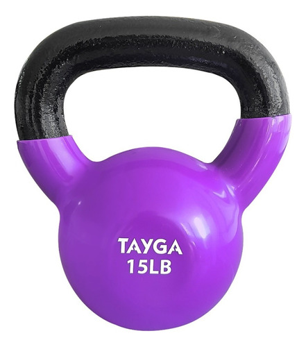 Pesa Rusa Kettlebell De 15 Lb/6.75 Kg Crossfit Gym Morada