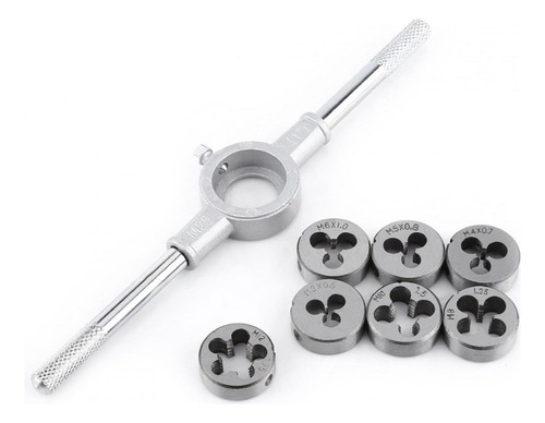 Juego De Llave Y Terraja Para Rosca Externa 8 Pzs.