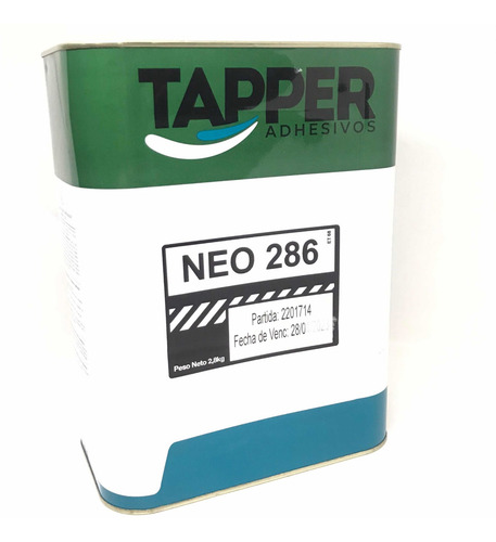 Imagen 1 de 5 de Adhesivo De Contacto Tapper Tr286 2,8kg. Ideal Calzado