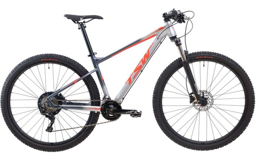 Bicicleta Mtb Tsw Hurry Pro Limited R29 T17 22v 2021 Cinza