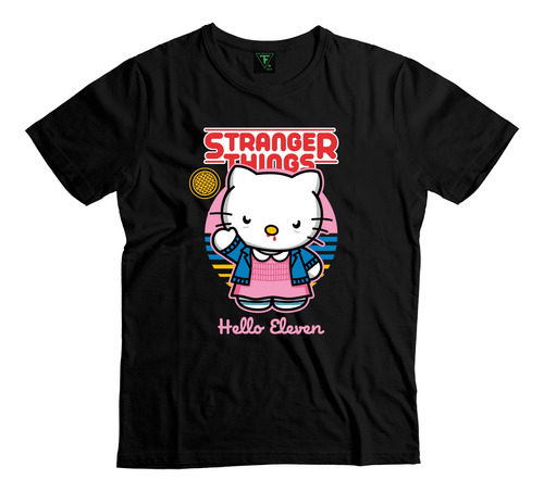 Polera Stranger Things Hello Kitty Eleven Once Hombre Mujer