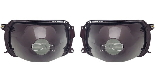 Imagen 2 de 4 de Kit 2 Optica Rectangular Lam P/ Renault R12 1971-1994