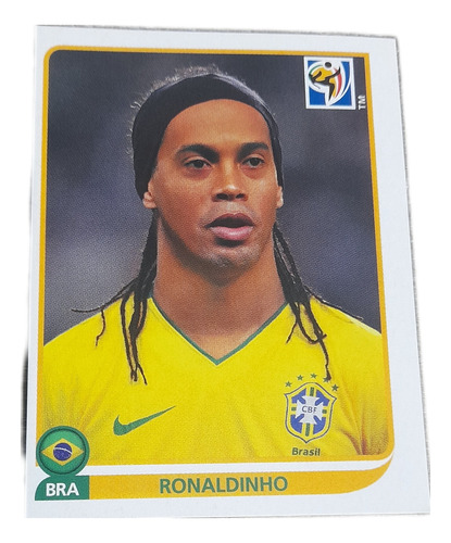 Figurinha Rara Ronaldinho Gaúcho Copa 2010 Importada Origina Jogador Ronaldinho Gaúcho