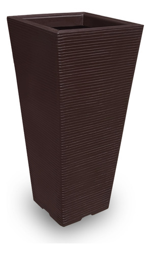 Vaso D Planta Solitario Grande Alto Forte Resistente Q 75x40 Cor Marrom/café