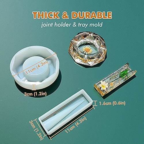 Moldes De Silicona Para Resina - Rolling Tray, Picador, Hold