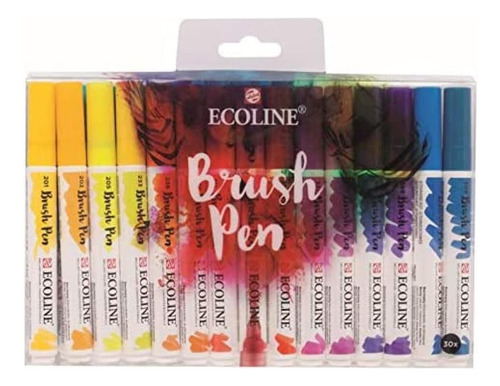 Royal Talens Ecoline Liquid Watercolor Brush Pen, Juego 30