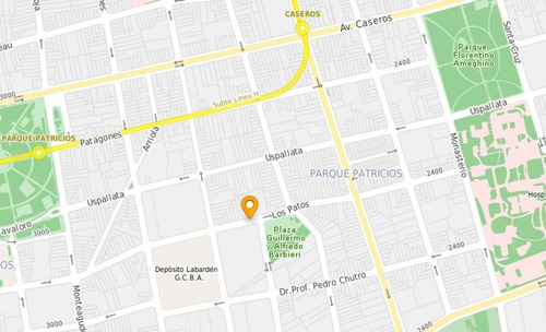 Terreno En Parque Patricios 1800 M2 Vendibles