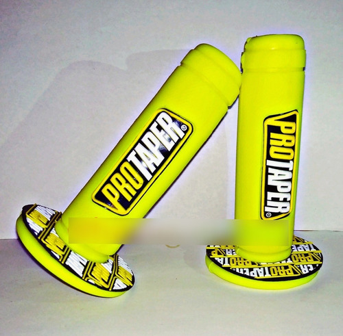 Puños Pro Taper Amarillo Fluor Manoplas Protaper !!!