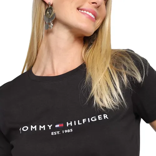 Camiseta tommy hotsell hilfiger feminina