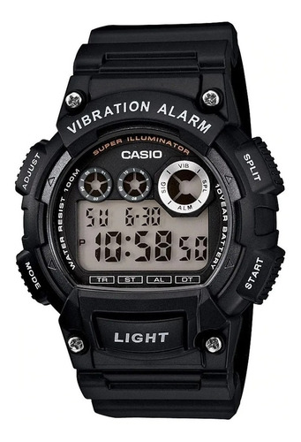 Reloj Casio W735 Sport Alarma Vibratoria 100mts Cronómetro