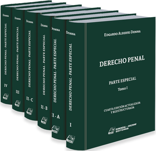 Derecho Penal. Parte Especial. 6 Tomos. Enc - Donna, E