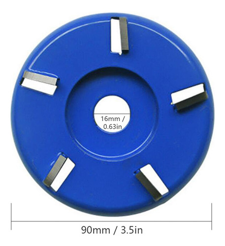 . Disco De Amoladora Angular 5/8in De 6 Dientes For Madera